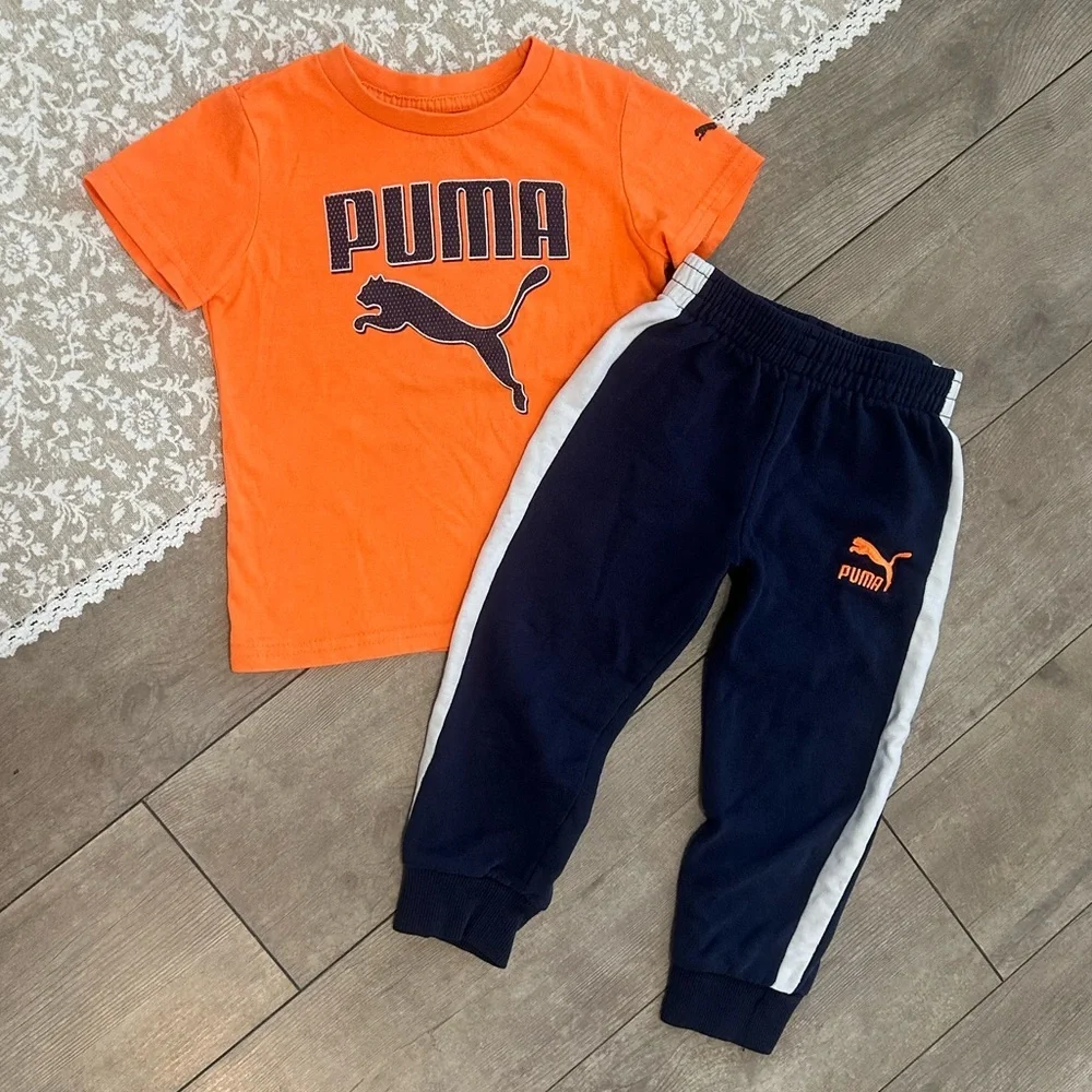 Puma Vibrant Orange Tee - Picture 15 of 16